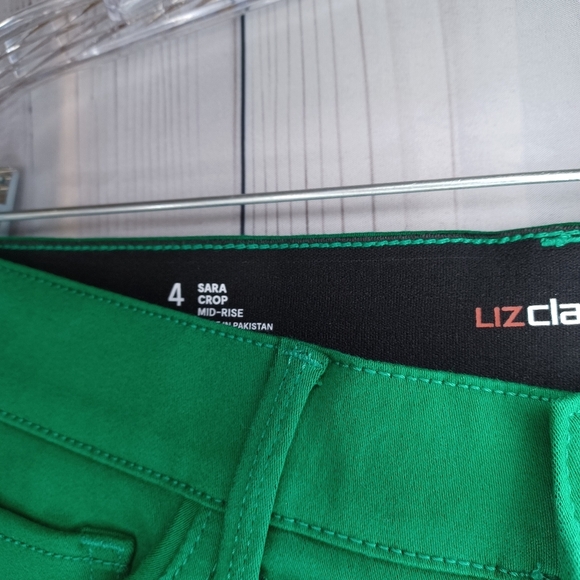 Liz Claiborne Sara Mid-Rise Crop Pants - Picture 3 of 14